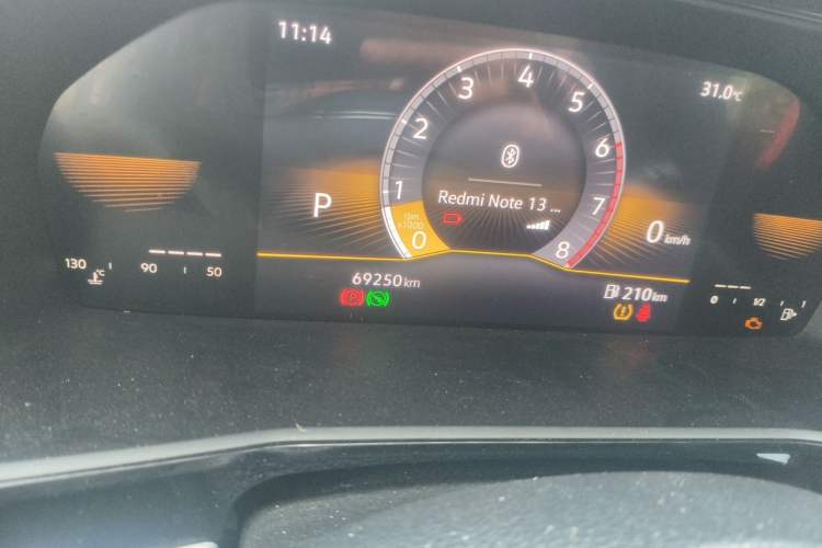 Used Volkswagen Lavida 2022 1.5L Automatic Comfort Edition Odometer Close Up
