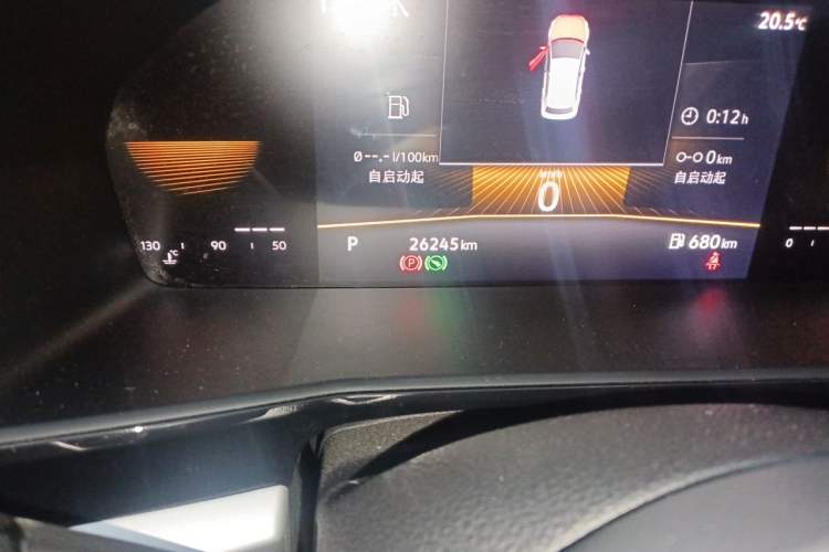 Used Volkswagen Lavida 2022 280TSI DSG Comfort Edition Odometer Close Up