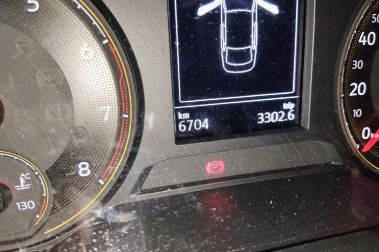 Used Volkswagen Lavida 2022 1.5L Automatic Fashion Edition Odometer Close Up
