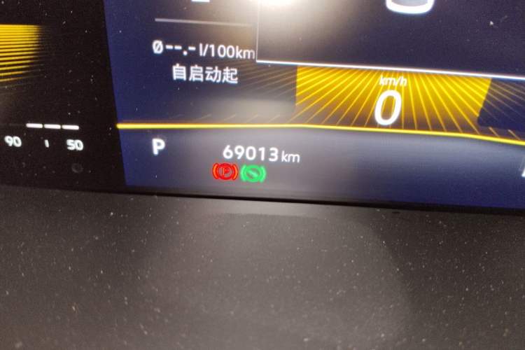 Used Volkswagen Lavida 2022 1.5L Automatic Comfort Edition Odometer Close Up