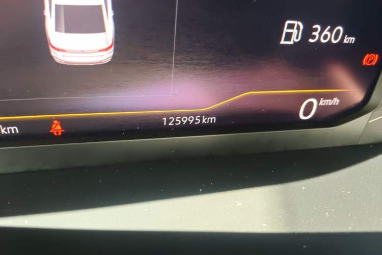 Used Volkswagen Lavida 2023 Revised Version 1.5L Automatic 5 Millionth Edition Odometer Close Up
