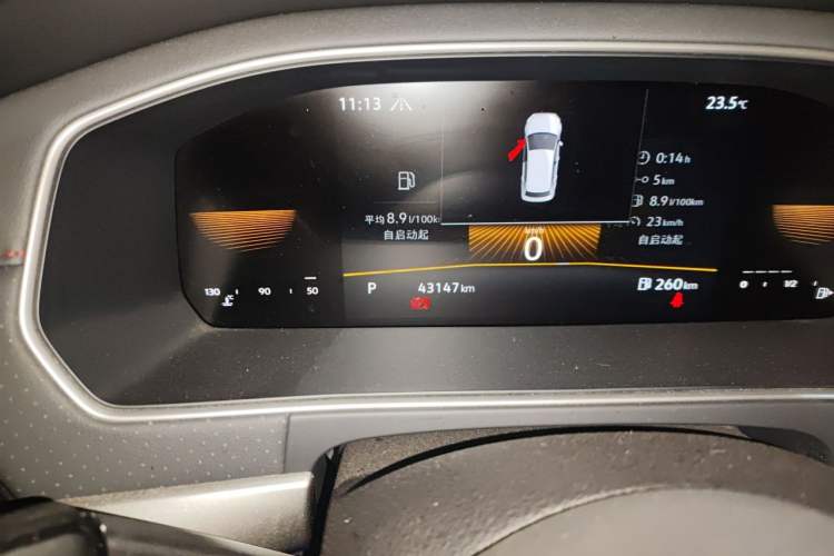 Used Volkswagen Lavida 2023 280TSI DSG Starry Sky Deluxe Edition Odometer Close Up