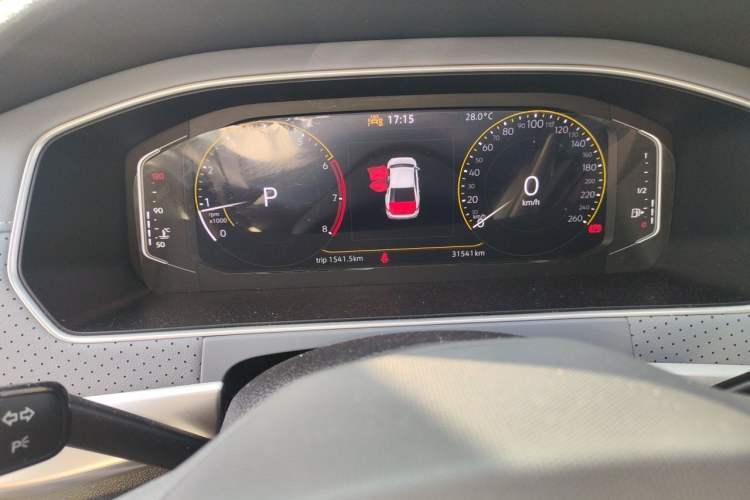 Used Volkswagen Lavida 2023 1.5L Automatic Starry Sky 5 Million Edition Odometer Close Up