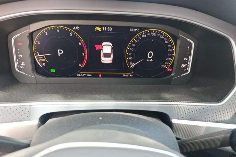 Used Volkswagen Lavida 2023 Revised Version 1.5L Automatic Starry Sky Edition – 5 Million Units Odometer Close Up