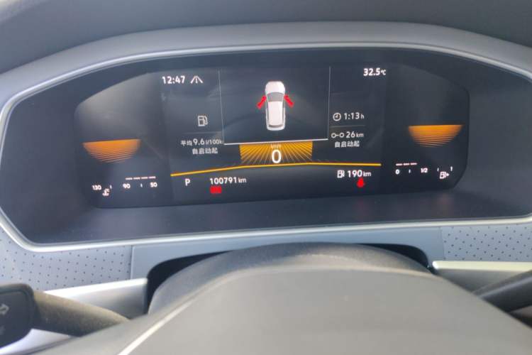 Used Volkswagen Lavida 2023 280TSI DSG Starry Sky Deluxe Edition Odometer Close Up