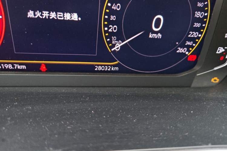 Used Volkswagen Lavida 2023 1.5L Automatic 5 Million Edition Odometer Close Up