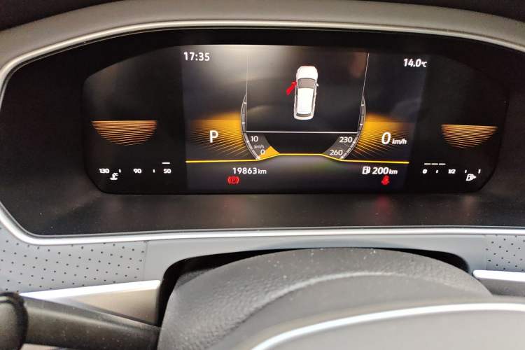 Used Volkswagen Lavida 2023 1.5L Automatic Full-Comfort Edition Odometer Close Up
