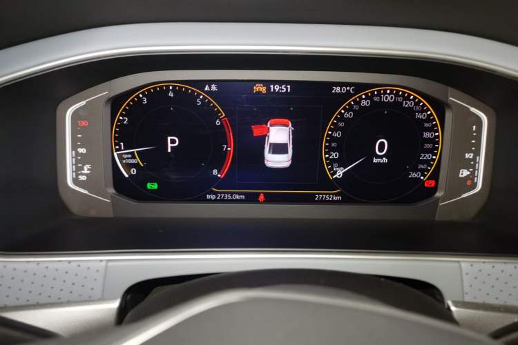 Used Volkswagen Lavida 2023 Revised Version 1.5L Automatic Starry Sky Edition – 5 Million Units Instrument Cluster