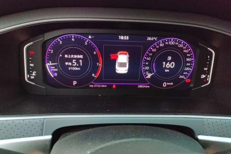 Used Volkswagen Lavida 2023 1.5L Automatic 5 Million Edition Odometer Close Up