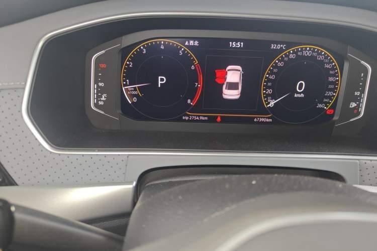 Used Volkswagen Lavida 2023 1.5L Automatic 5 Million Edition Odometer Close Up