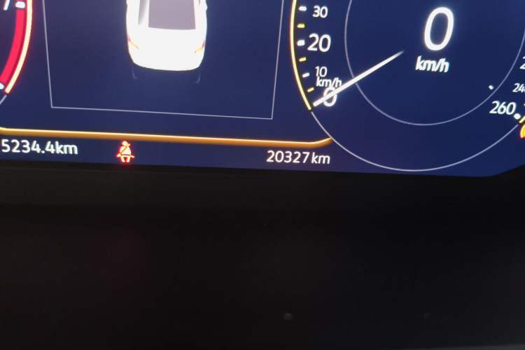 Used Volkswagen Lavida 2023 1.5L Automatic 5 Million Edition Odometer Close Up