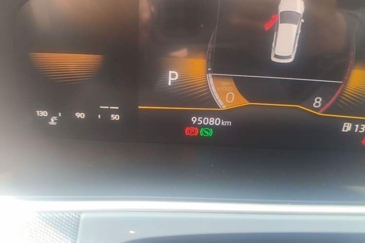 Used Volkswagen Lavida 2023 1.5L Automatic De Yi Edition Odometer Close Up