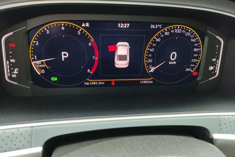 Used Volkswagen Lavida 2023 1.5L Automatic 5 Million Edition Odometer Close Up