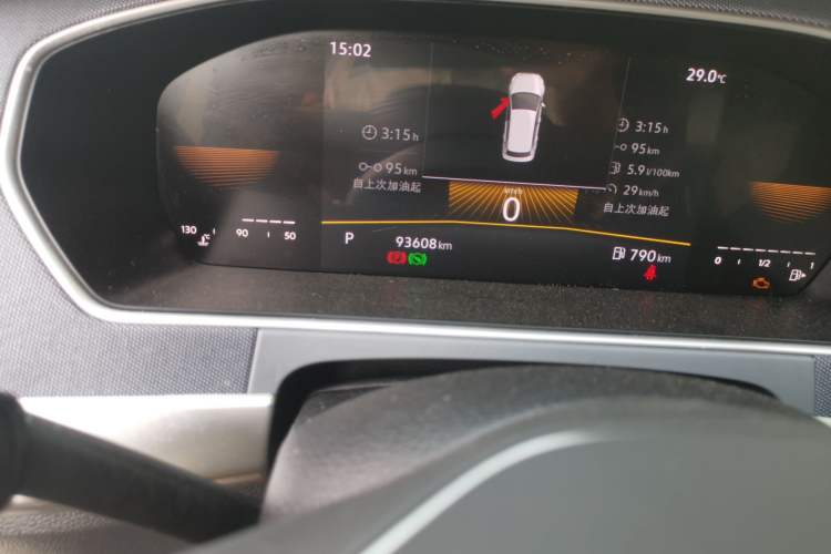 Used Volkswagen Lavida 2023 1.5L Automatic De Yi Edition Odometer Close Up