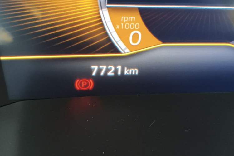 Used Volkswagen Lavida 2023 New Sharp 1.5L Manual New Comfort Edition Odometer Close Up