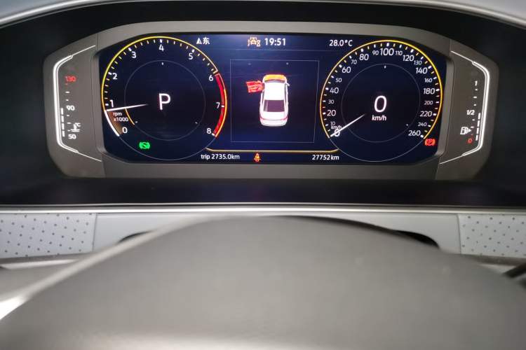 Used Volkswagen Lavida 2023 Revised Version 1.5L Automatic Starry Sky Edition – 5 Million Units Odometer Close Up