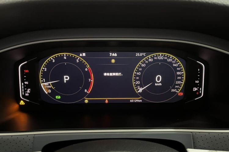 Used Volkswagen Lavida 2023 Revised Version 1.5L Automatic 5 Millionth Edition Odometer Close Up
