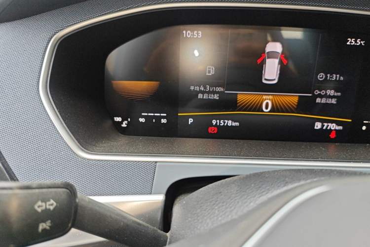 Used Volkswagen Lavida 2023 1.5L Automatic De Yi Edition Odometer Close Up