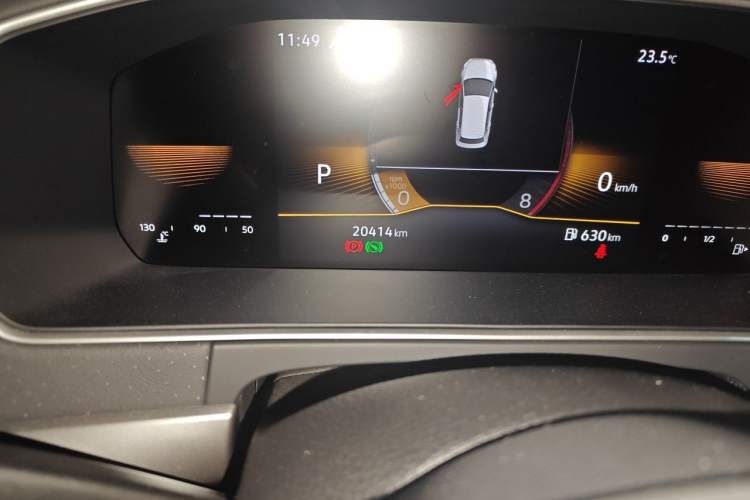 Used Volkswagen Lavida 2023 280TSI DSG Starry Sky Deluxe Edition Odometer Close Up