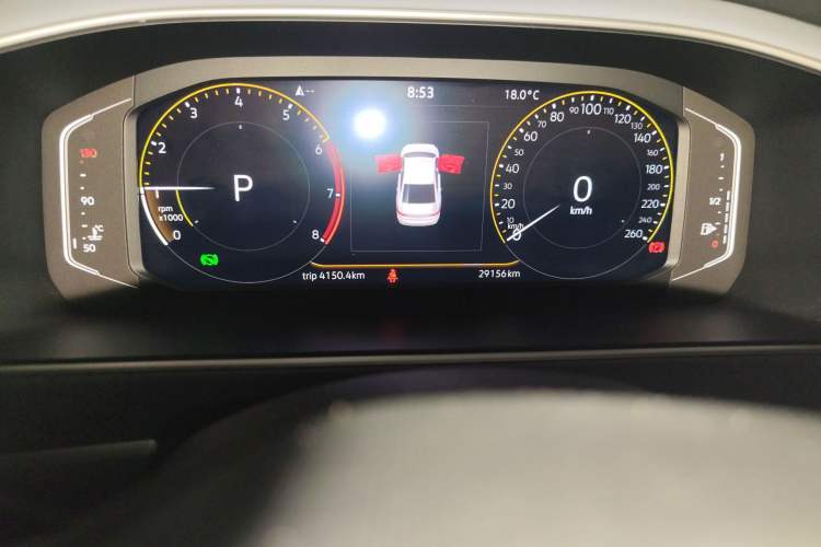 Used Volkswagen Lavida 2023 1.5L Automatic 5 Million Edition Odometer Close Up