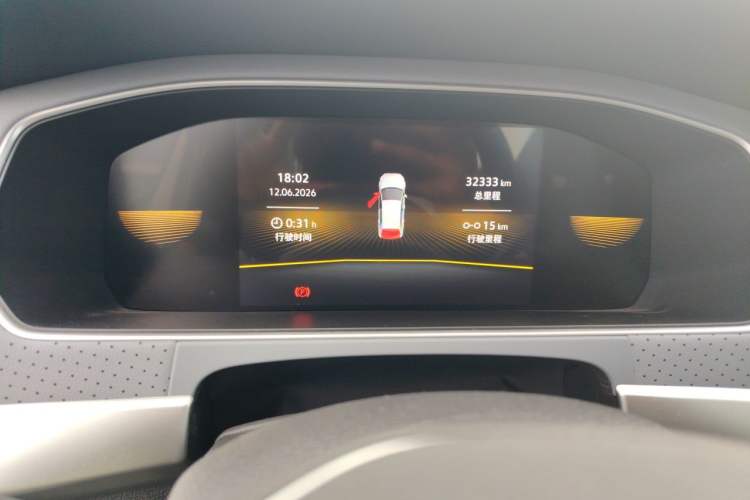 Used Volkswagen Lavida 2023 300TSI DSG Full-Comfort Edition Odometer Close Up