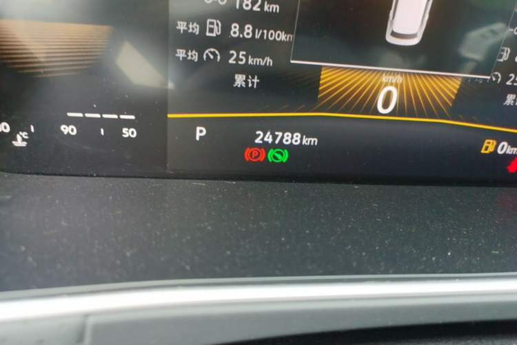 Used Volkswagen Lavida 2023 280TSI DSG Starry Sky Deluxe Edition Odometer Close Up