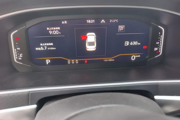 Used Volkswagen Lavida 2023 280TSI DSG Starry Sky Elegance Edition Odometer Close Up