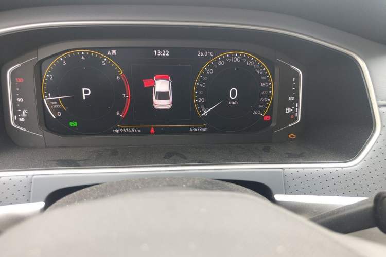 Used Volkswagen Lavida 2023 1.5L Automatic Starry Sky 5 Million Edition Odometer Close Up