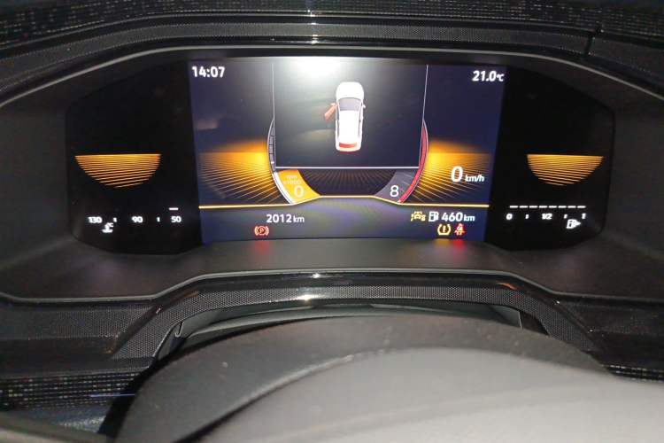 Used Volkswagen Lavida 2023 New Sharp 1.5L Manual New Comfort Edition Odometer Close Up
