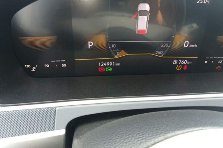 Used Volkswagen Lavida 2023 1.5L Automatic De Yi Edition Odometer Close Up
