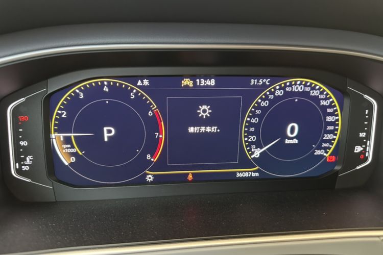 Used Volkswagen Lavida 2023 Revised Version 1.5L Automatic 5 Millionth Edition Odometer Close Up