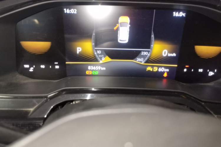Used Volkswagen Lavida 2023 New Sharp 1.5L Automatic Excellent New Edition Odometer Close Up