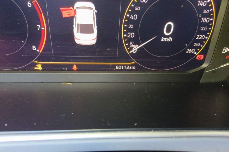 Used Volkswagen Lavida 2023 1.5L Automatic Starry Sky 5 Million Edition Odometer Close Up