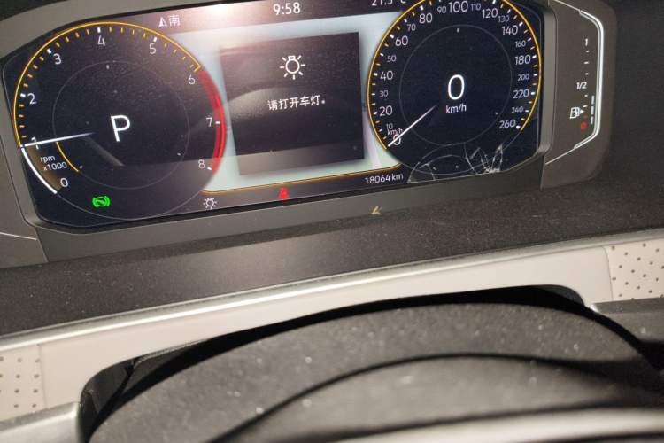Used Volkswagen Lavida 2023 1.5L Automatic Starry Sky 5 Million Edition Odometer Close Up