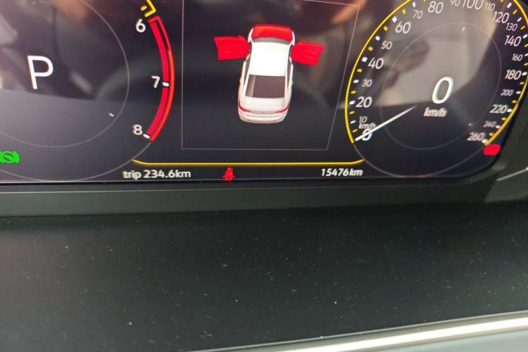 Used Volkswagen Lavida 2023 1.5L Automatic 5 Million Edition Odometer Close Up