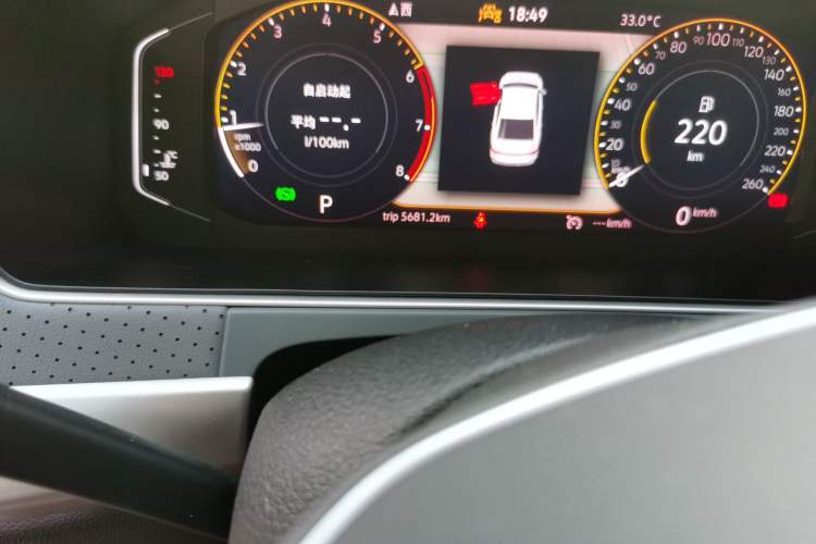 Used Volkswagen Lavida 2023 Revised Version 1.5L Automatic Starry Sky Edition – 5 Million Units Odometer Close Up