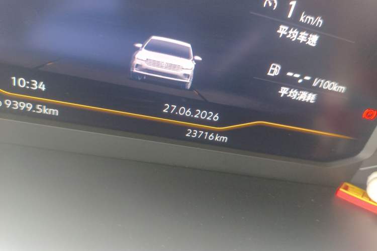 Used Volkswagen Lavida 2024 300TSI DSG Starry Sky Leading Edition Odometer Close Up
