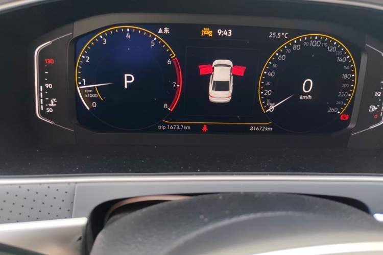 Used Volkswagen Lavida 2024 1.5L Automatic 5 Million Edition Odometer Close Up