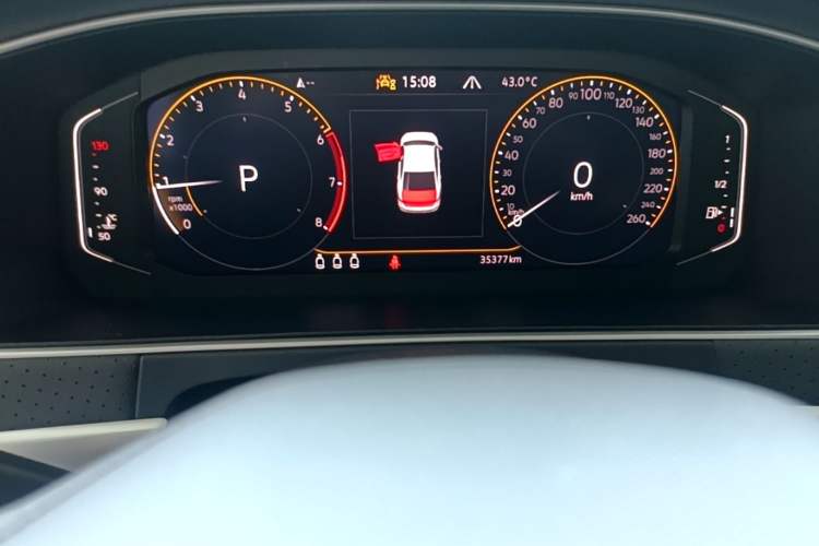 Used Volkswagen Lavida 2024 300TSI DSG Starry Sky Leading Edition Odometer Close Up
