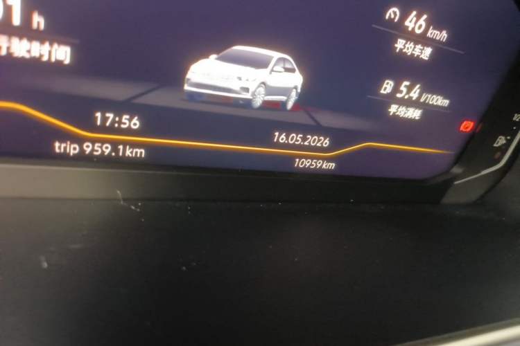 Used Volkswagen Lavida 2024 1.5L Automatic Starry Sky 5 Million Edition Odometer Close Up