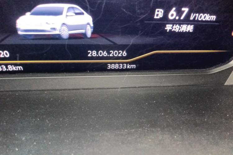 Used Volkswagen Lavida 2024 300TSI DSG Starry Sky Leading Edition Odometer Close Up