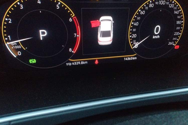 Used Volkswagen Lavida 2024 300TSI DSG Starry Sky Leading Edition Odometer Close Up