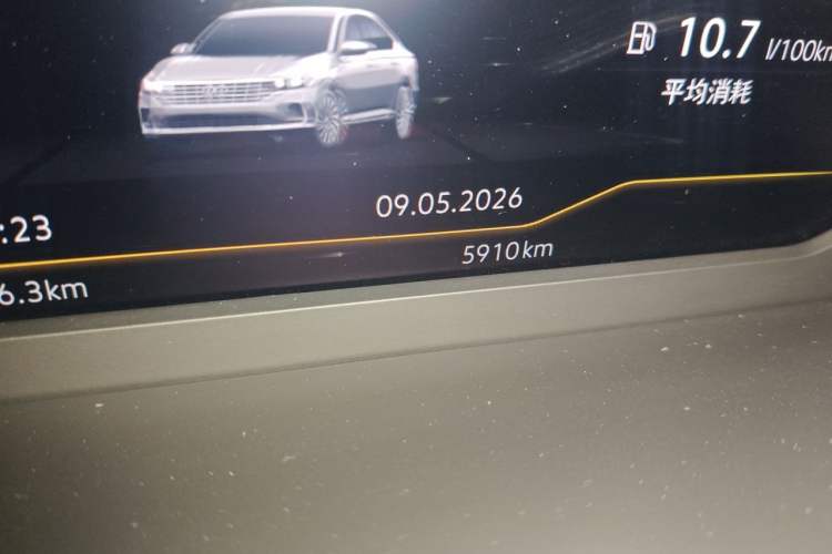 Used Volkswagen Lavida 2024 300TSI DSG Starry Sky Leading Edition Odometer Close Up