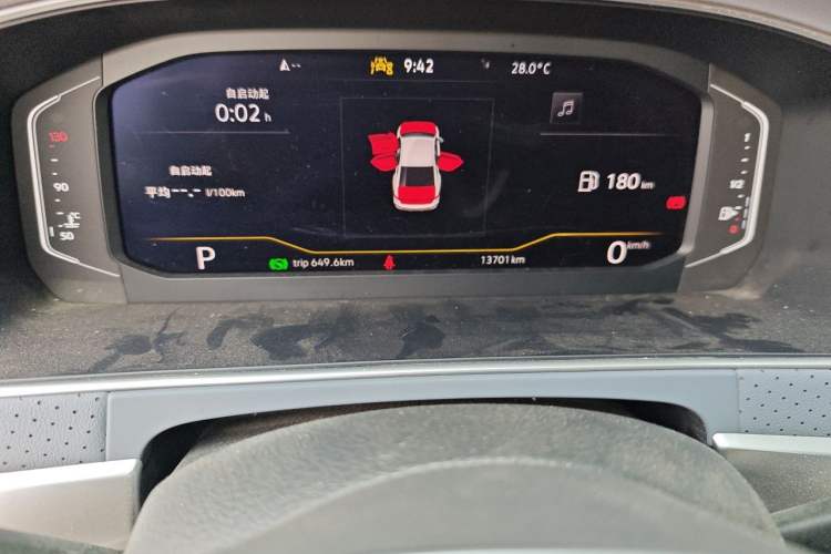 Used Volkswagen Lavida 2024 1.5L Automatic Starry Sky 5 Million Edition Odometer Close Up
