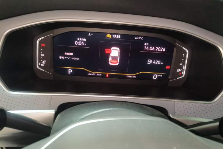 Used Volkswagen Lavida 2024 1.5L Automatic 5 Million Edition Odometer Close Up