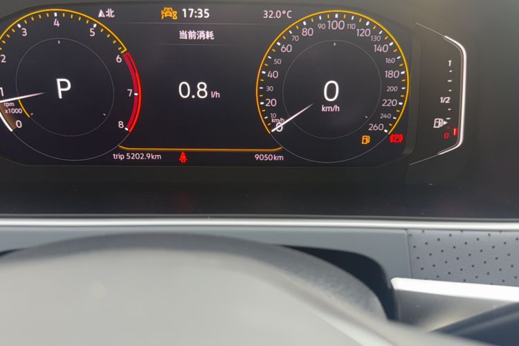 Used Volkswagen Lavida 2024 1.5L Automatic 5 Million Edition Odometer Close Up