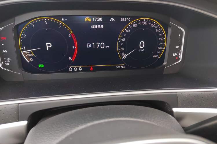 Used Volkswagen Lavida 2024 300TSI DSG Starry Sky Leading Edition Odometer Close Up