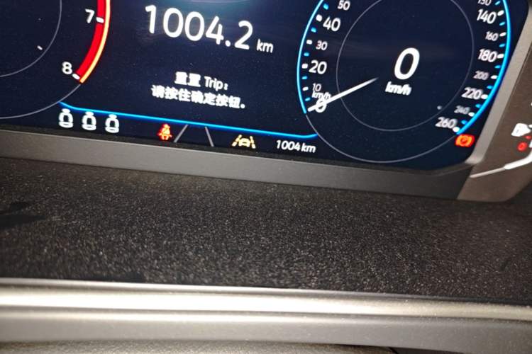 Used Volkswagen Lavida 2024 300TSI DSG Starry Sky Leading Edition Odometer Close Up