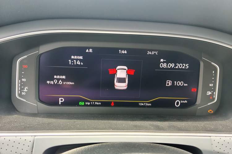 Used Volkswagen Lavida 2024 1.5L Automatic Starry Sky 5 Million Edition Odometer Close Up