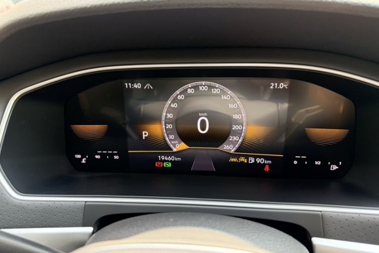 Used Volkswagen Lavida 2024 300TSI DSG Starry Sky Deluxe Edition Odometer Close Up